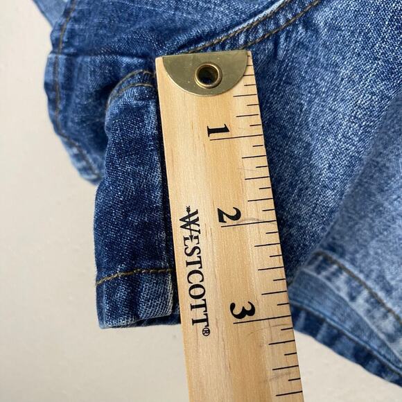 Vintage Mudd Denim Jean Faded Hot Shorts Sz 11 Y2K Grunge Indie Sleeze Bimbocore - Picture 6 of 8